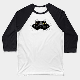 Black Cat I bite you because I love you Baseball T-Shirt